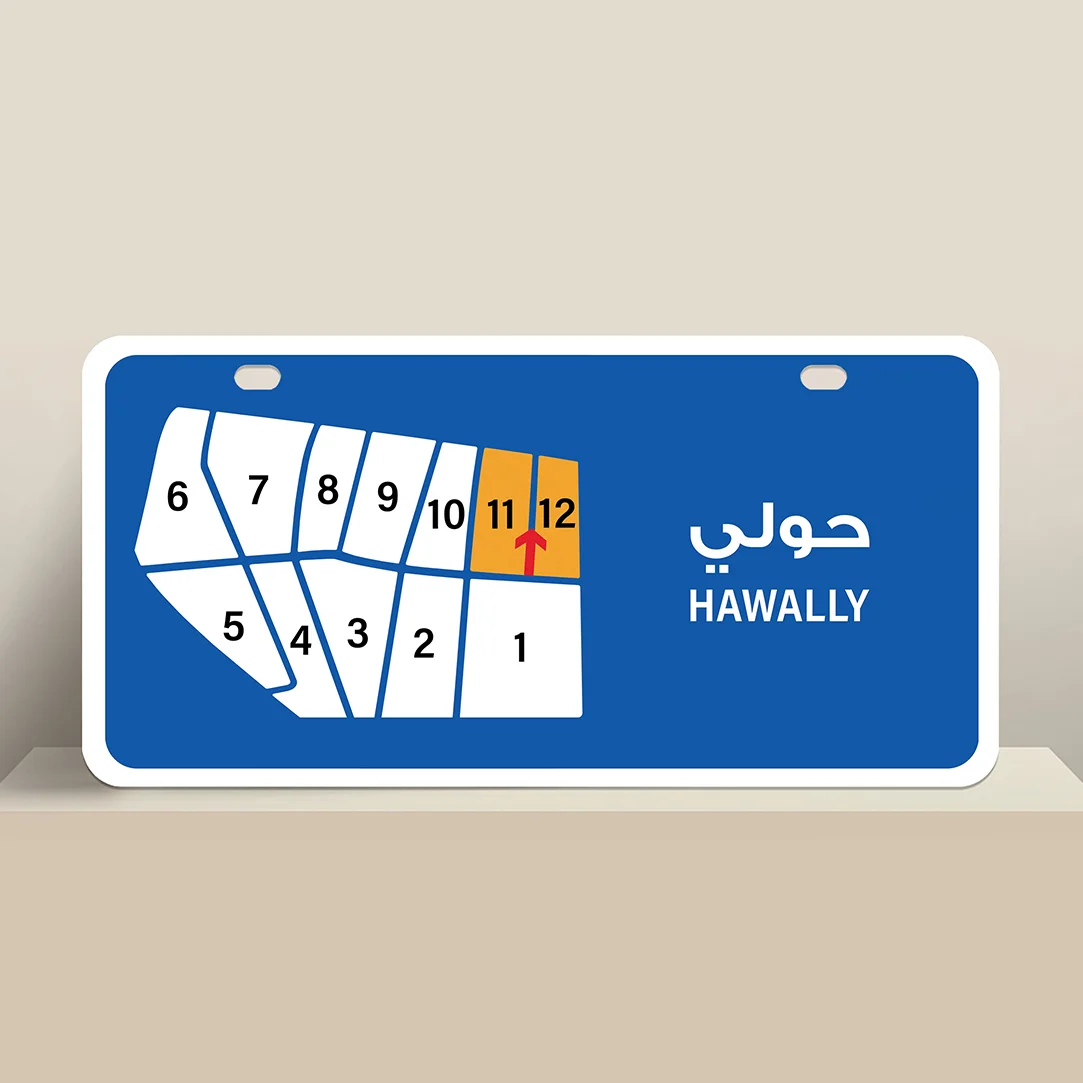 Hawally Area Blocks Guide Plate